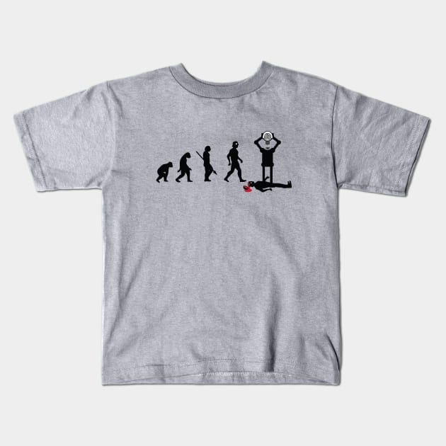 Evolution of AI artificial intelligence Kids T-Shirt by atomguy